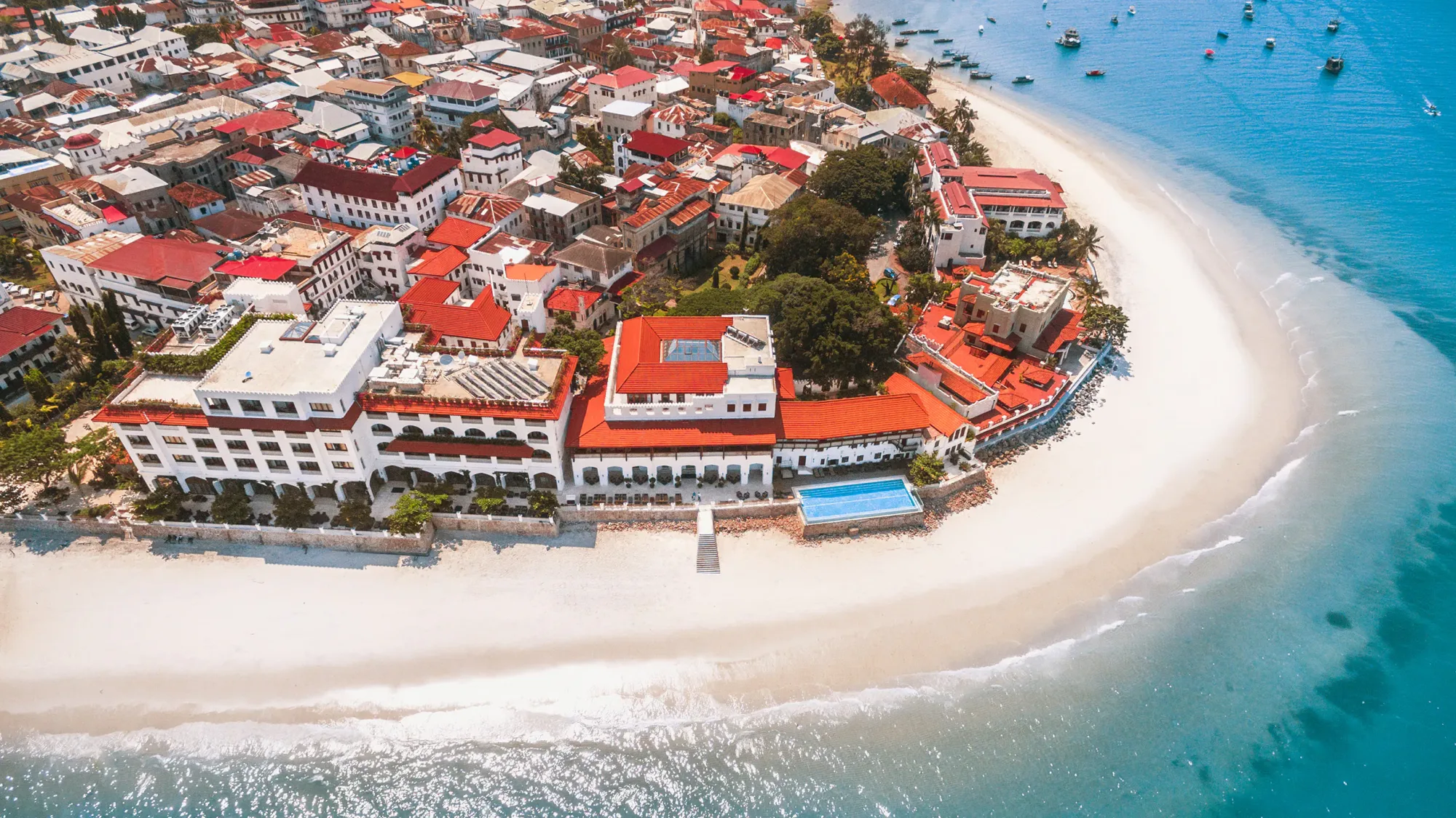 Stone Town waterfront setting