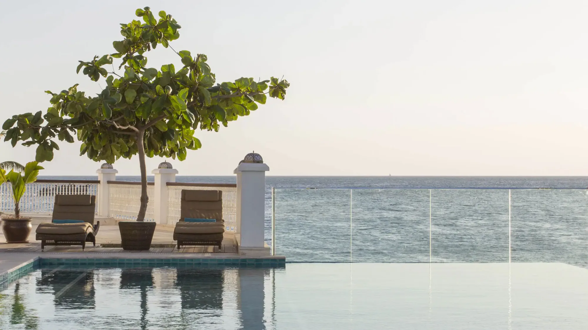 Oceanfront infinity pool