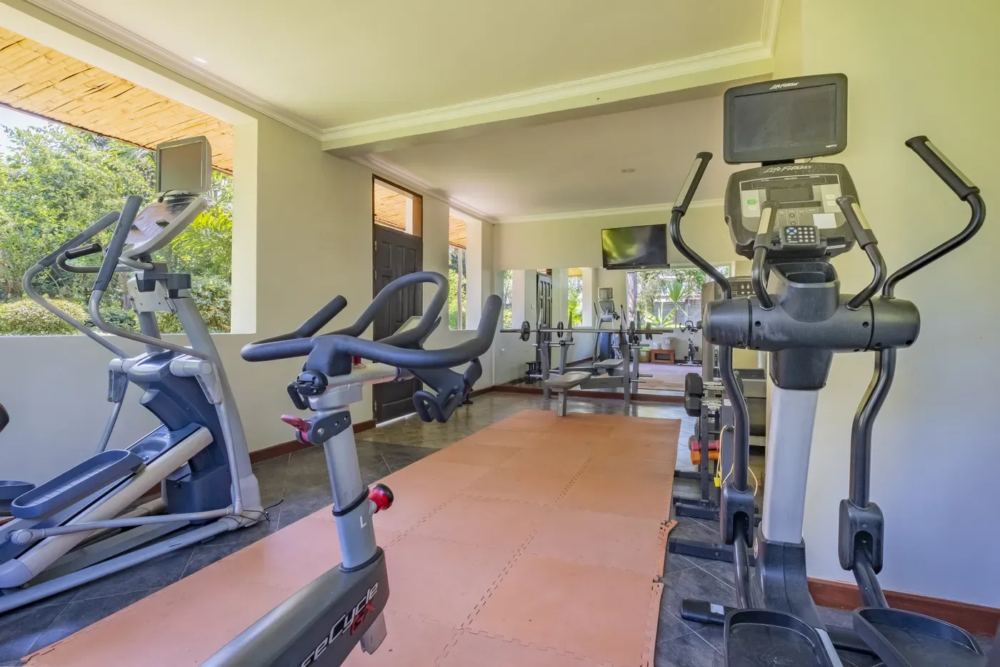 On-site fitness center