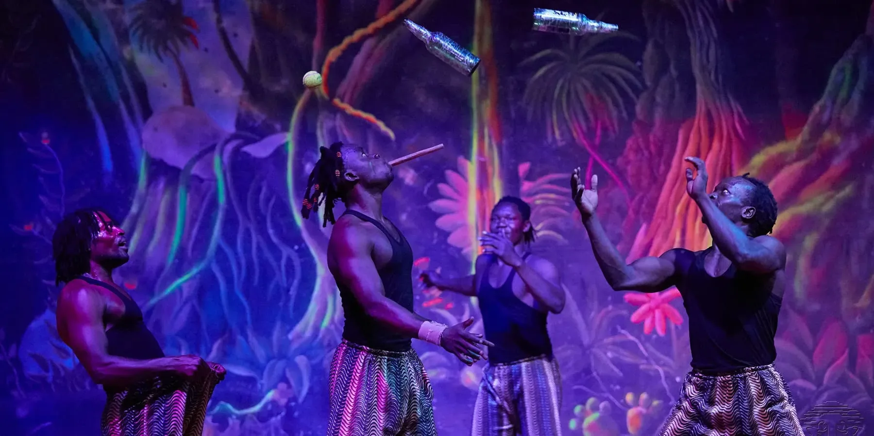 Evening acrobatic show