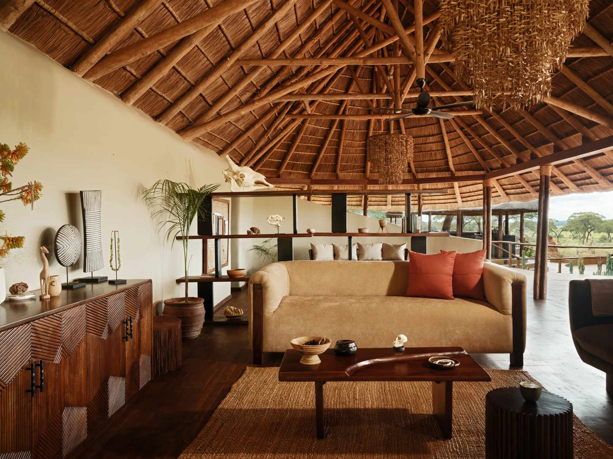 Main thatched lounge