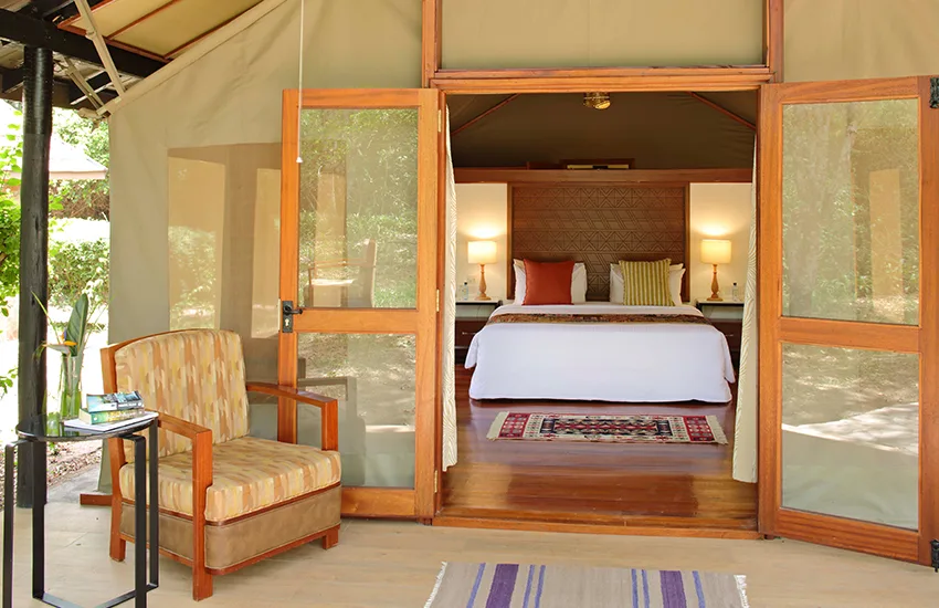 Luxury guest tent