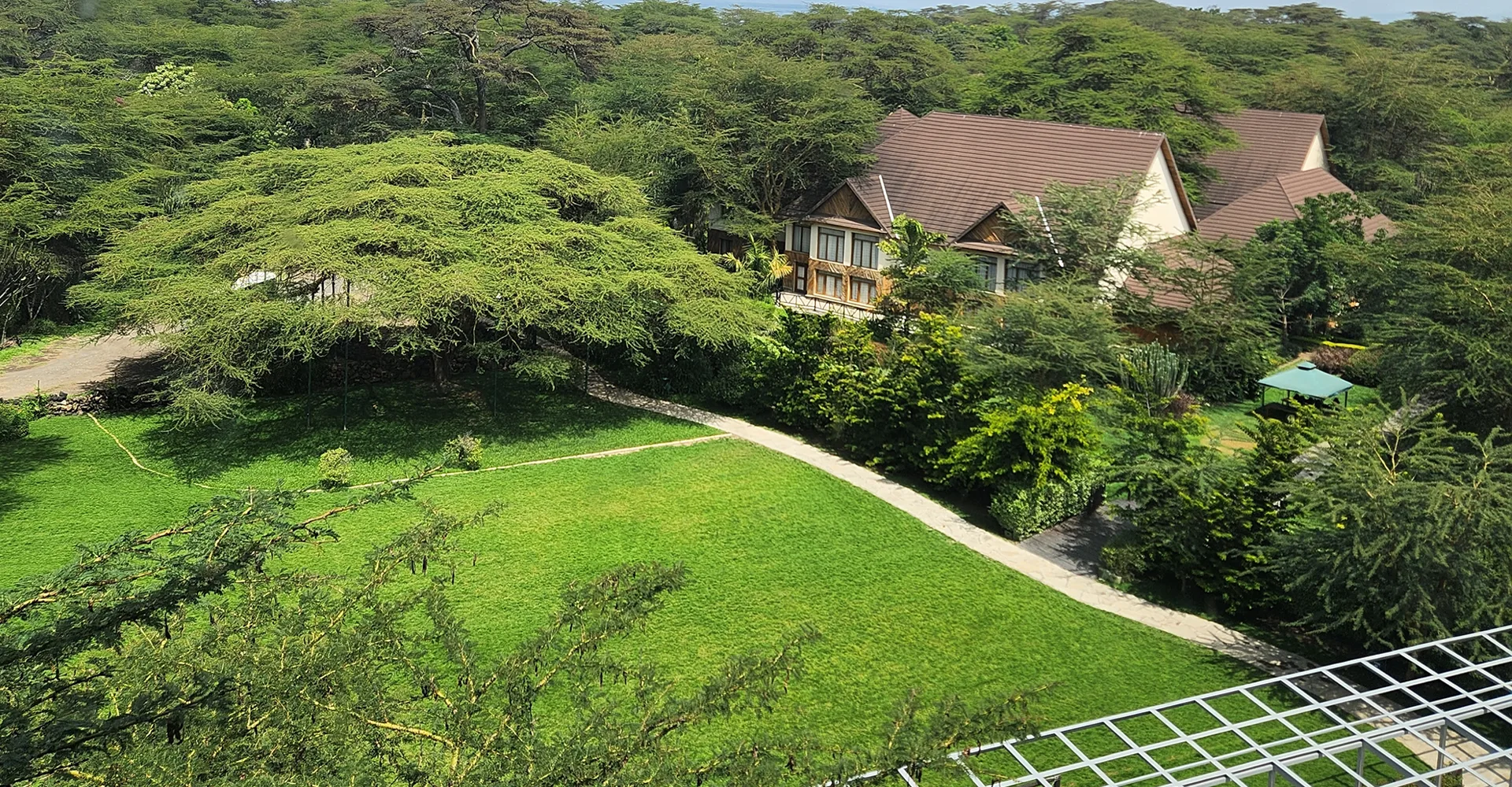 Elevated view across Sawela
