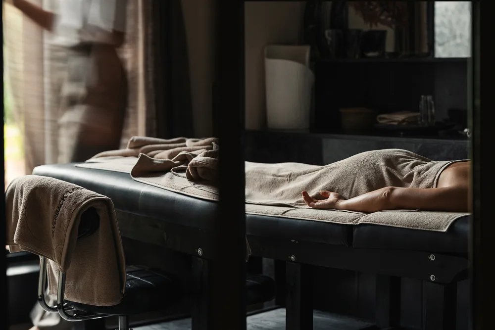 Wellnest spa treatment room