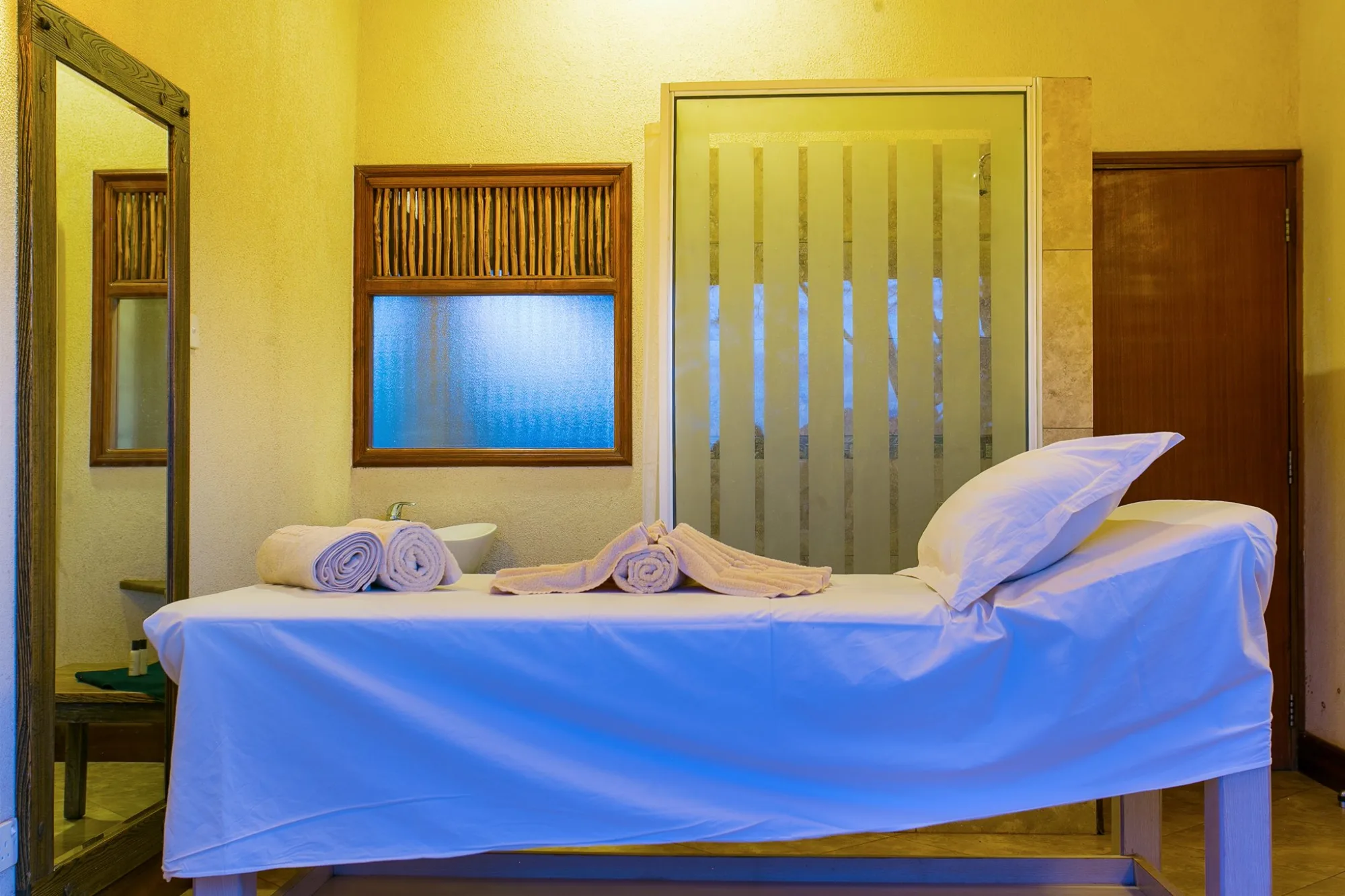 Lodge massage room