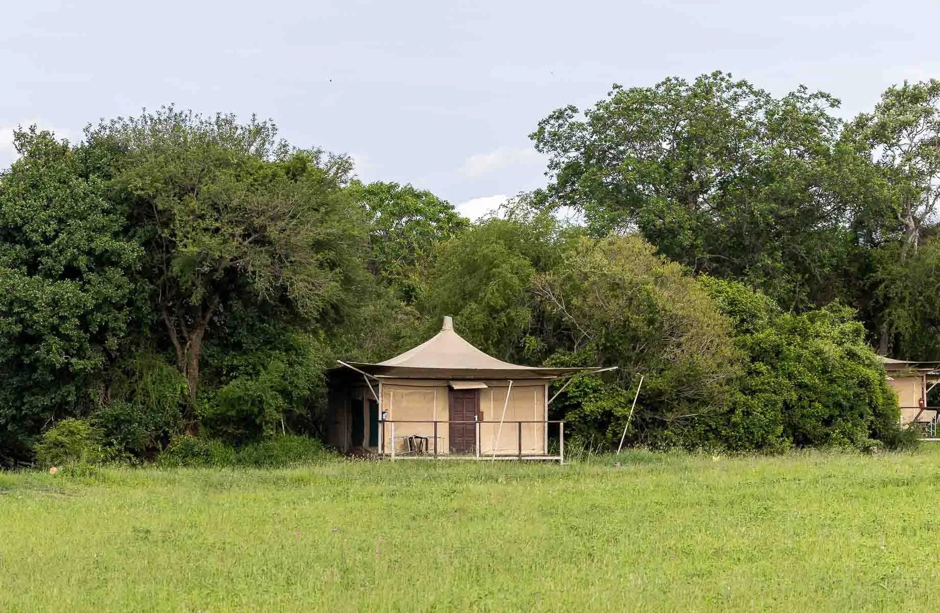 Private canvas tent