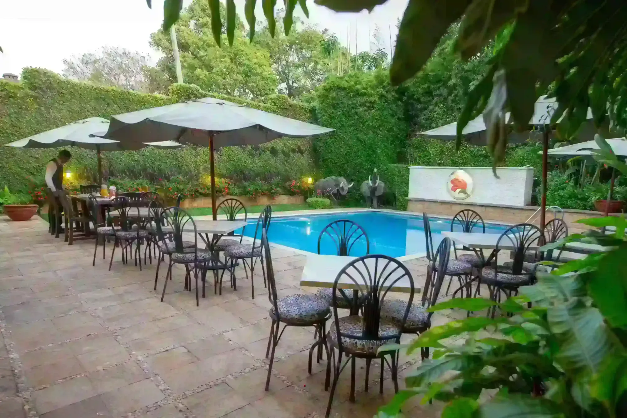 Pool and Serengeti Bar terrace