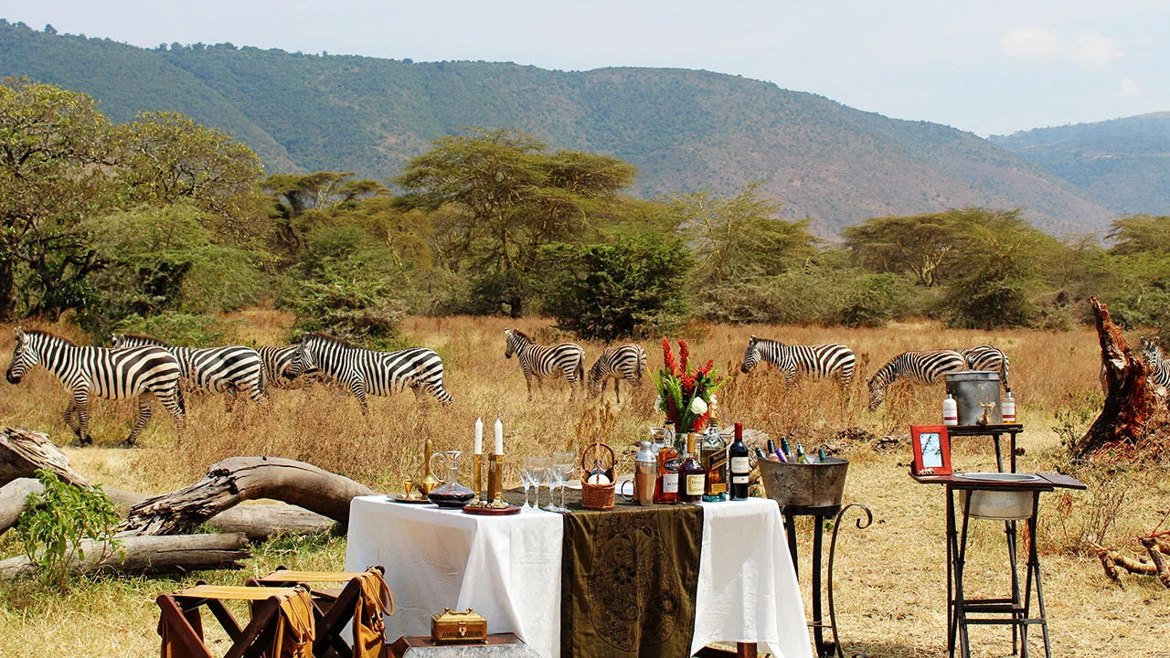 Private bush sundowner
