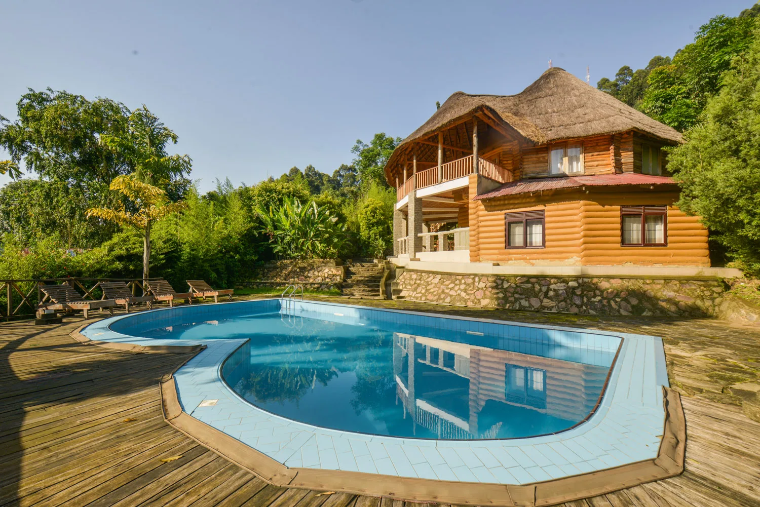 Bwindi forest swimming pool