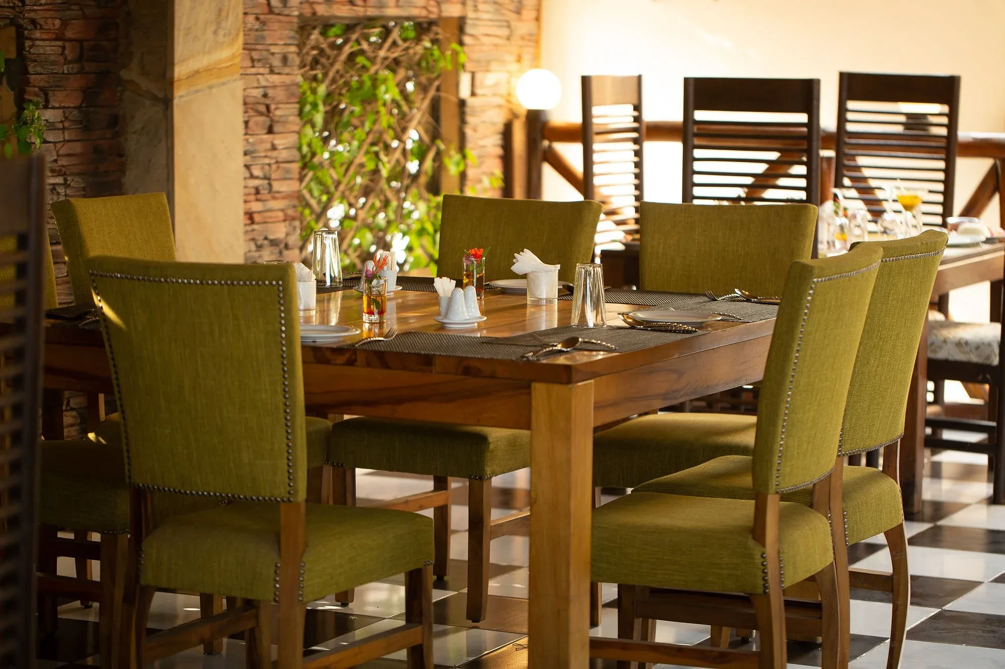 Hotel dining room