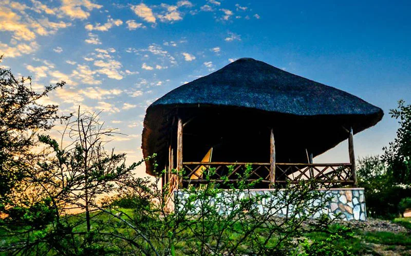 Nile-view lodge pavilion