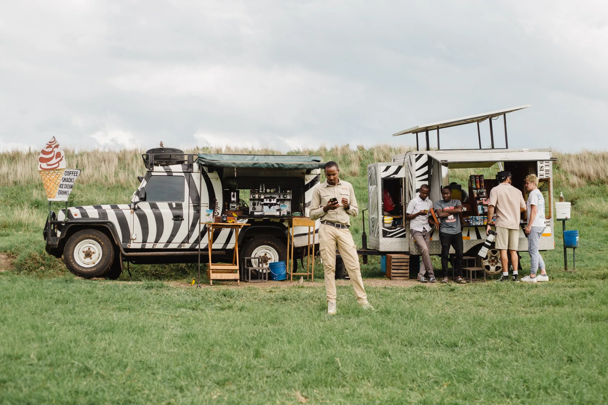 Refreshments, zebra style