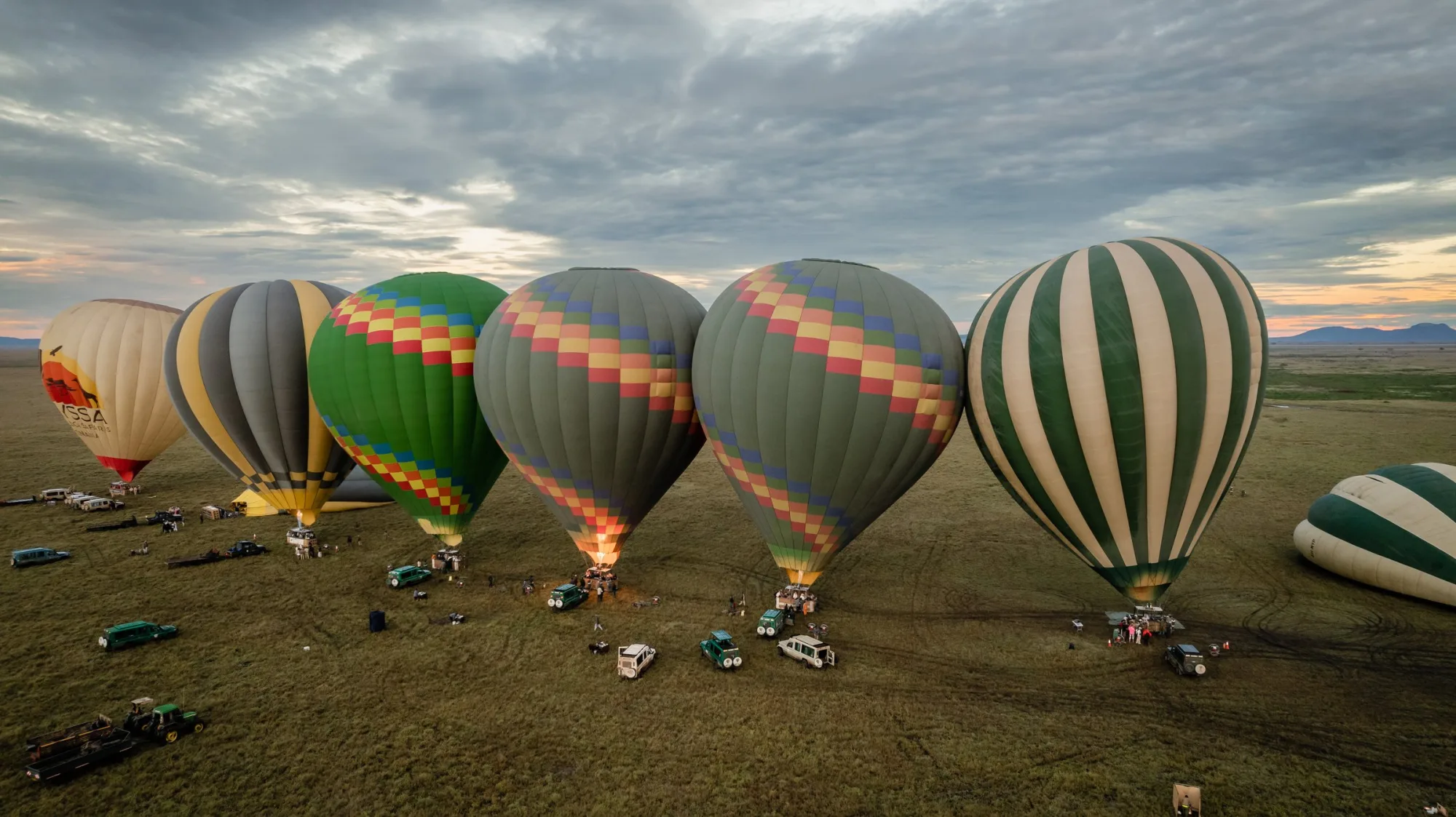 Balloons at first light