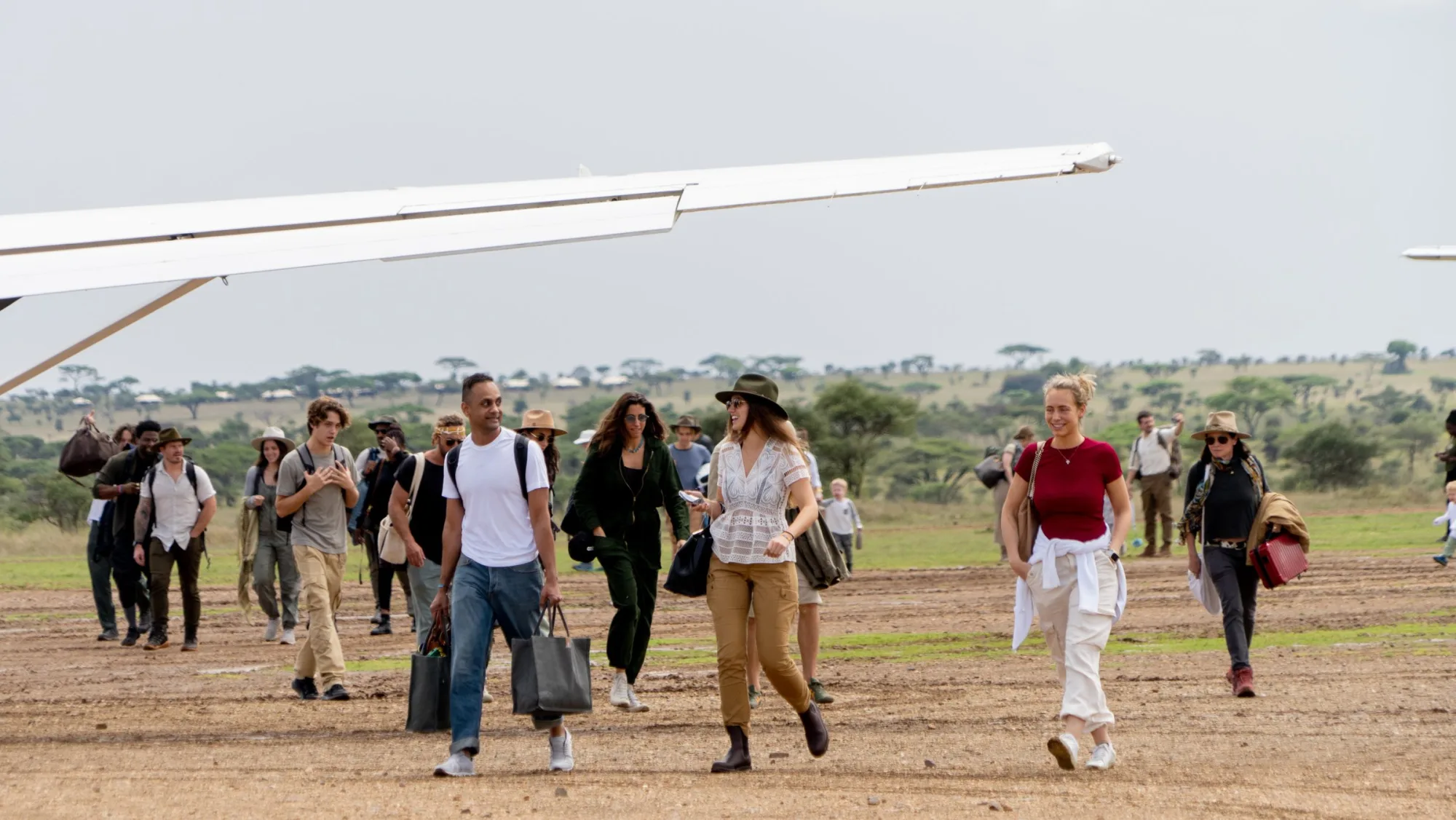 Arriving by air