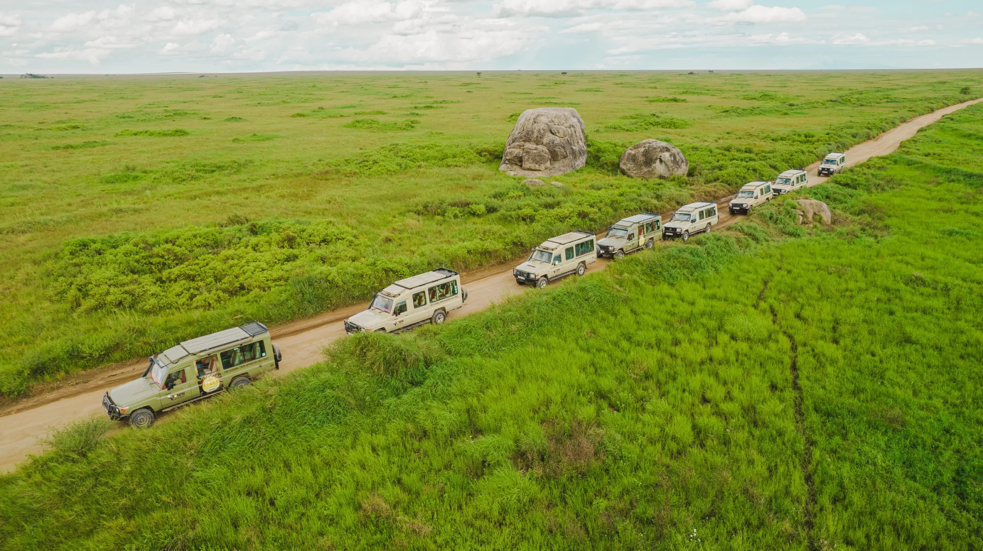The convoy sets out
