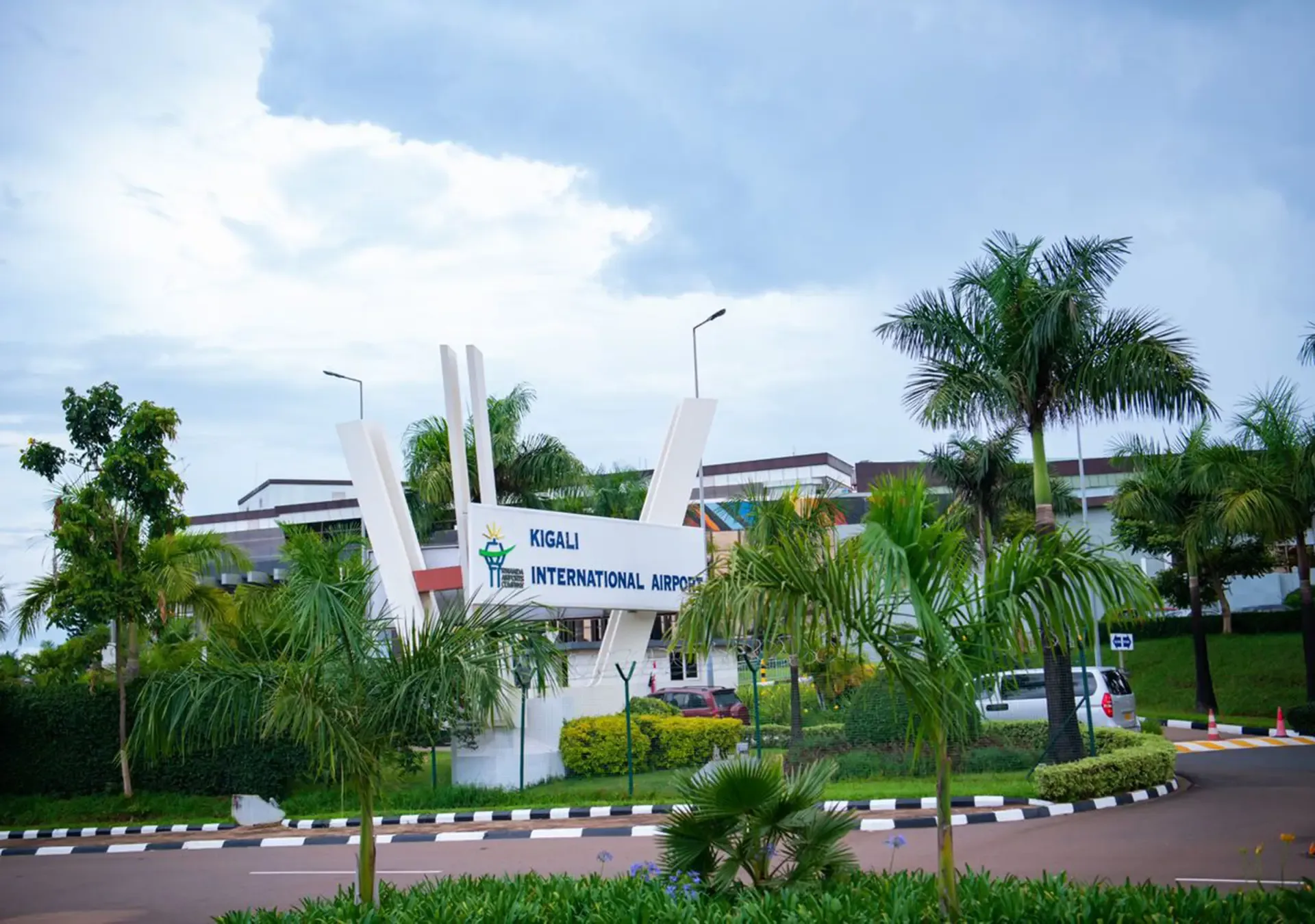 Arrival at Kigali International Airport, Rwanda, where the 3-day gorilla safari begins.