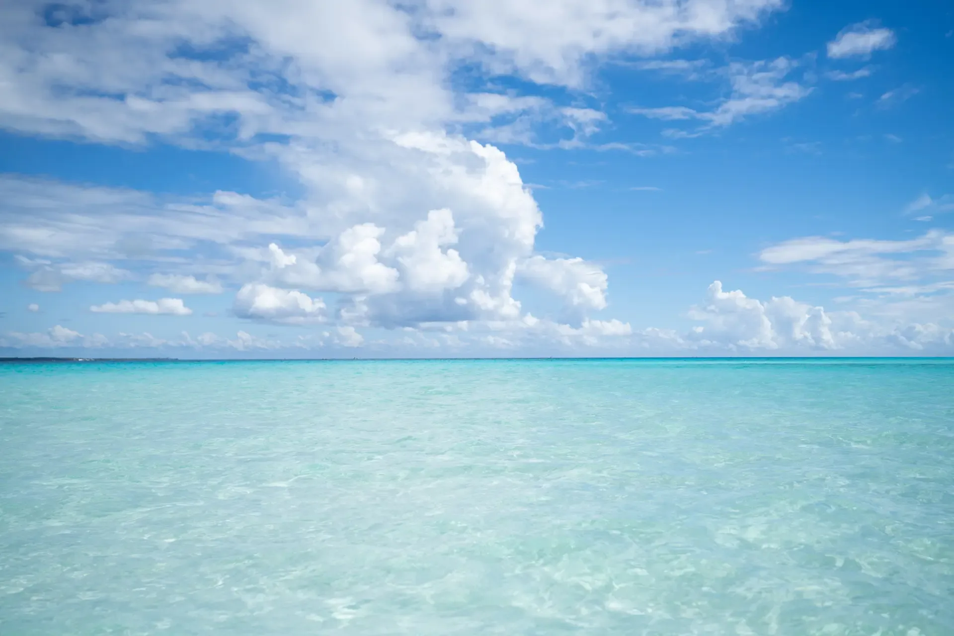 Scenic view beautiful ocean Zanzibar island Tanzania