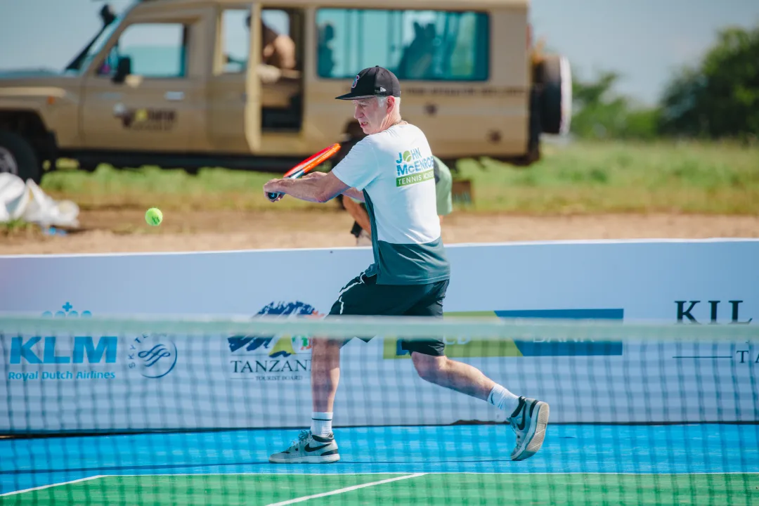 John and Patrick McEnroe Tennis Tour Tanzania